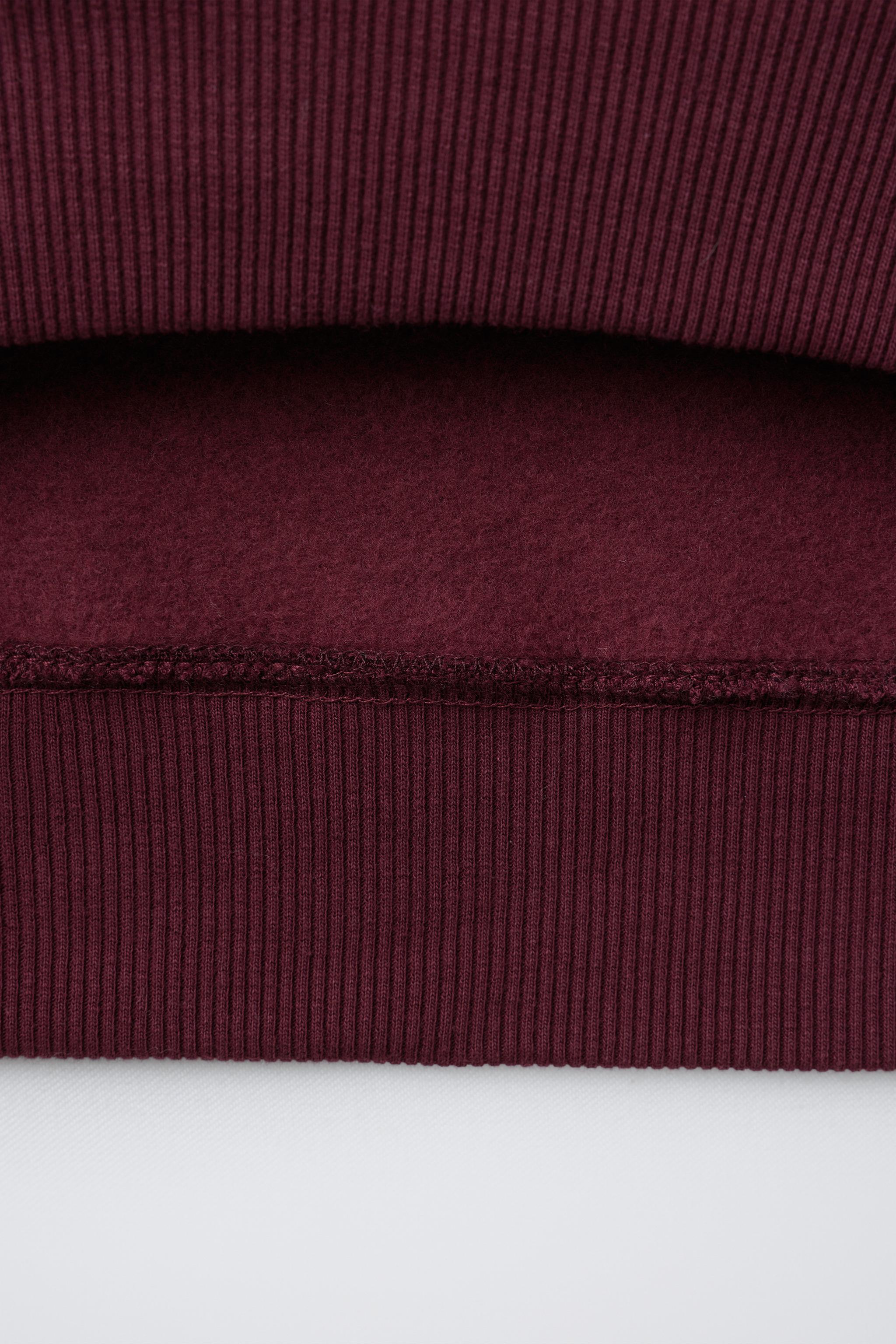 EMBROIDERED TEXT SWEATSHIRT